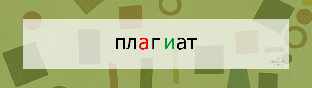 Словарное слово плагиат Словарное слово плагиат